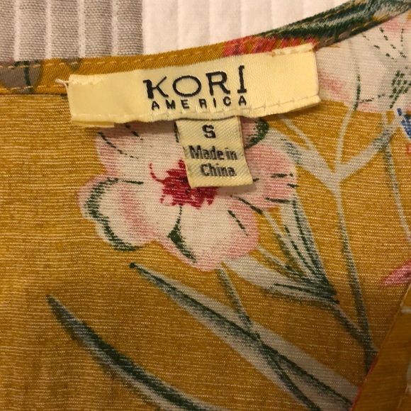 Floral Ruffle Sleeve Mini Dress - Picture 5 of 7